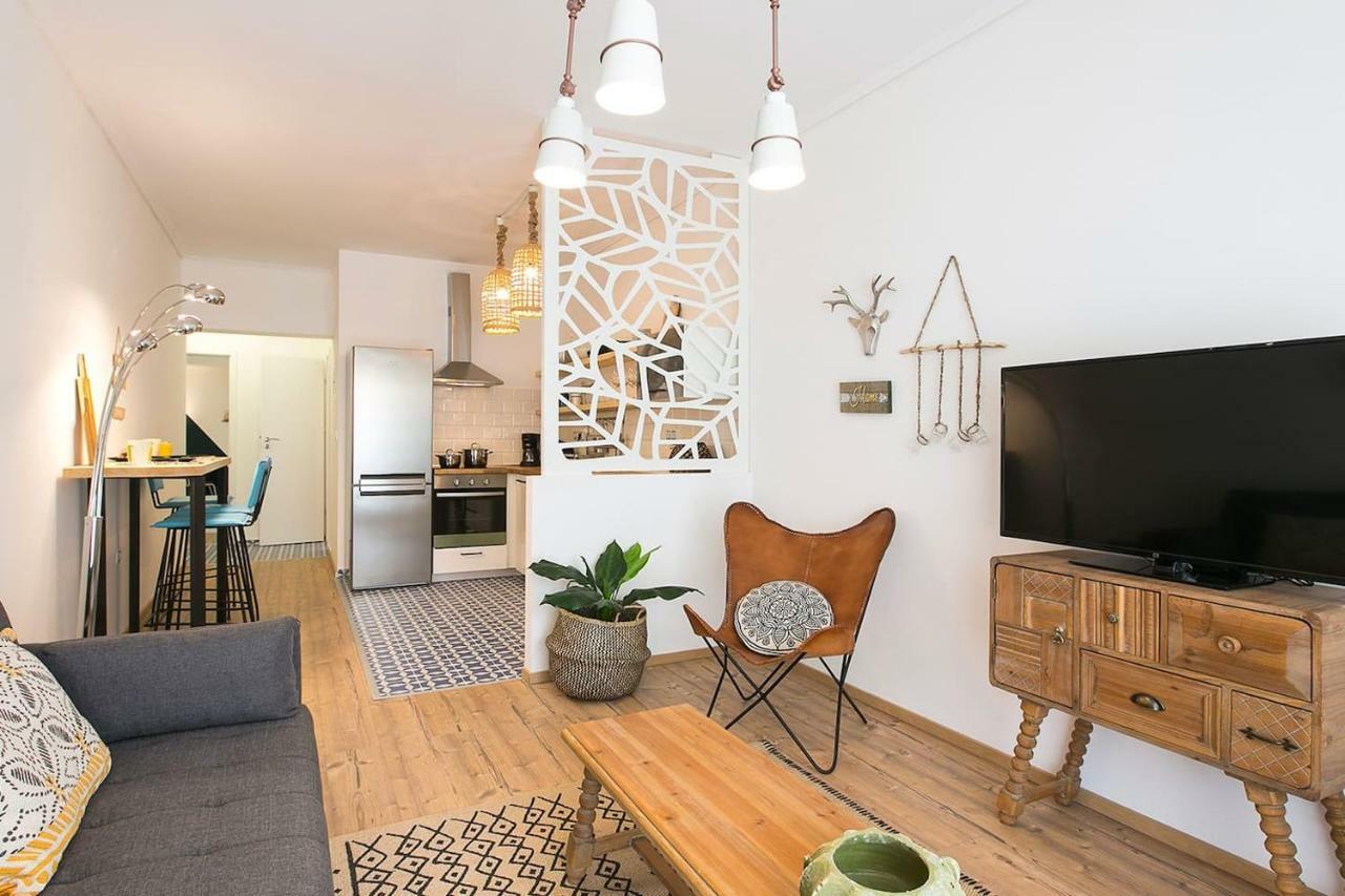 Boho Chic Apartment, Agia Sofia District #Feelslikehome Thessaloníki Ngoại thất bức ảnh
