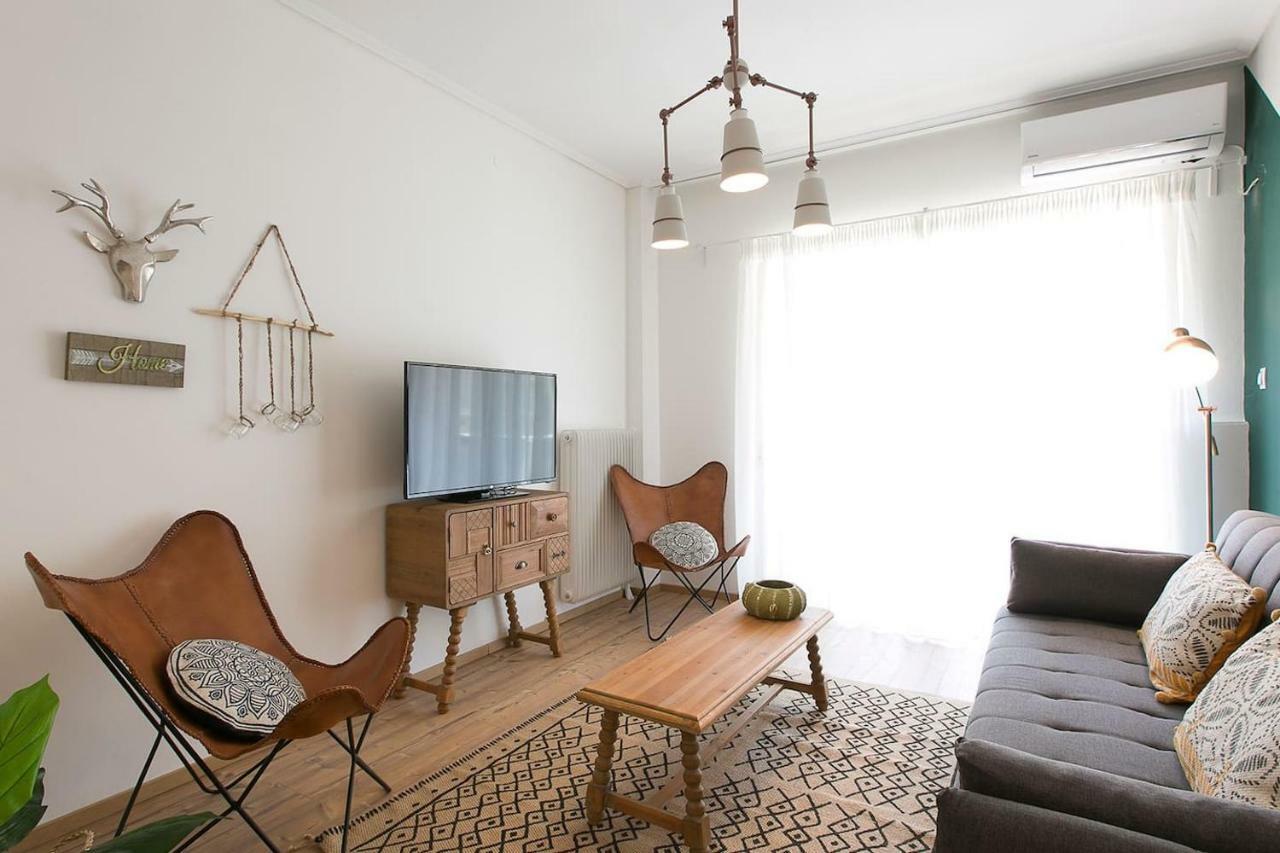Boho Chic Apartment, Agia Sofia District #Feelslikehome Thessaloníki Ngoại thất bức ảnh